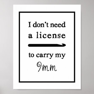 Affiche Salle d'artisanat de Crochet Hotte