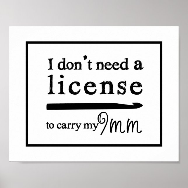 Affiche Salle d'artisanat de Crochet Hotte (Devant)