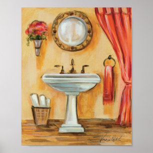 Affiche Salle de bains contemporaine confortable