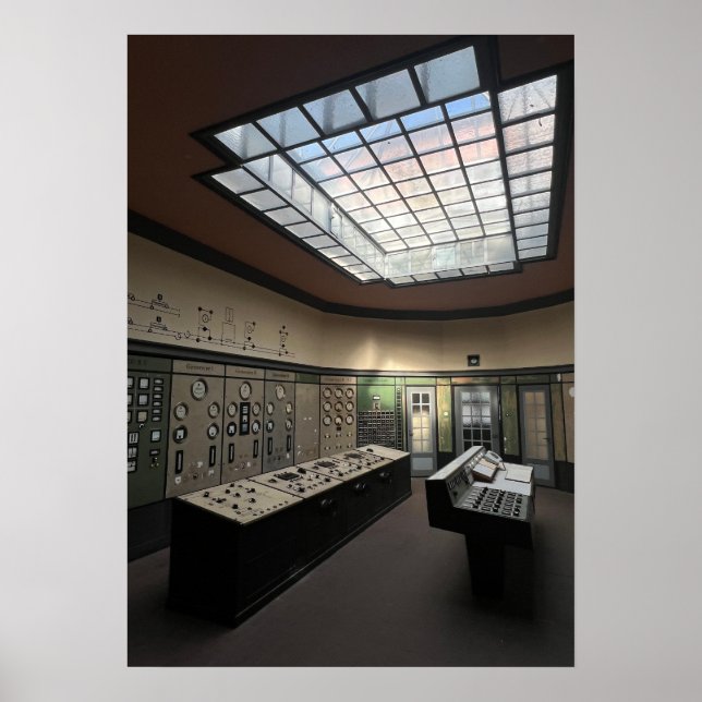 Affiche Salle de contrôle (Devant)