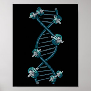 Affiche Salle De Fitness De L'Adn