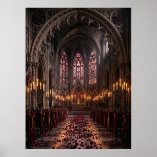 Affiche Salle de la cathédrale gothique de la Saint-Valent
