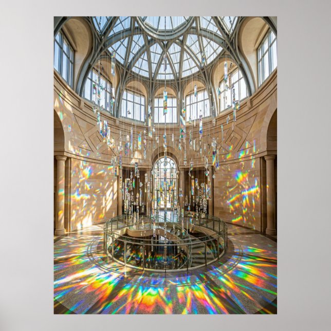 Affiche Salle de l'atrium à lumière prismatique (Devant)