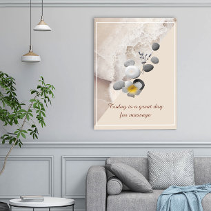 Affiche Salle de massage pleine conscience Art
