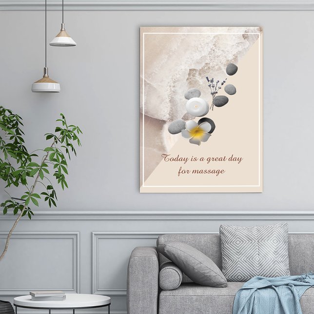 Affiche Salle de massage pleine conscience Art (Créateur téléchargé)