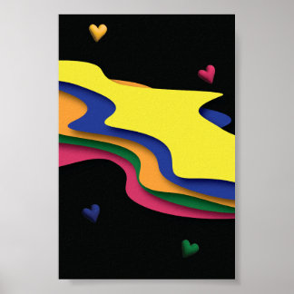 Affiche Salle de Peinture Rétro : TMD Design original