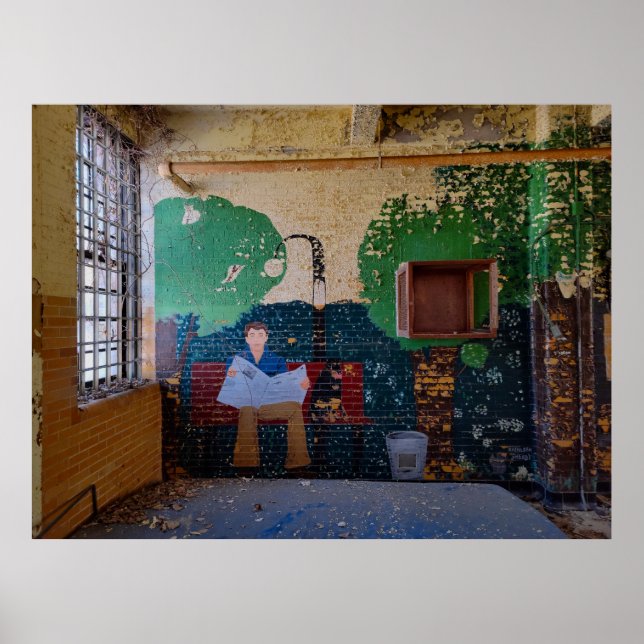 Affiche Salle de relaxation (Devant)