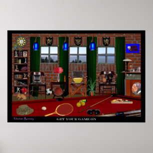 Affiche Salle De Sport 22,5 X 15