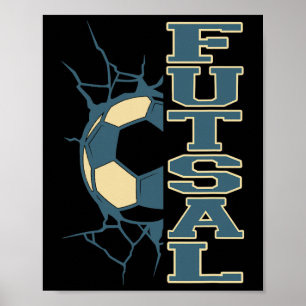 Affiche Salle de sport de style arène de football en salle