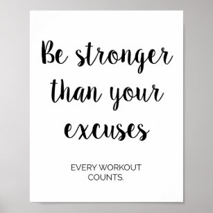 Citation De Motivation De Sports Posters Affiches Zazzle