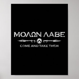 Affiche Salle De Sport Et Fitness Sparta - Molon Labe