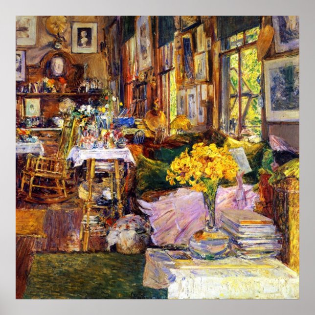 Affiche Salle des fleurs de Frederick Childe Hassam (Devant)