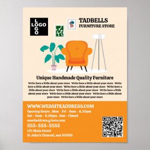 Affiche Salle d'été - Ventes de magasin de meubles