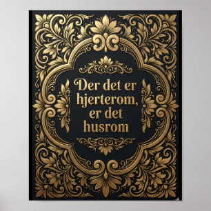 Affiche Salle du Cœur d'Or - Patrimoine scandinave de luxe