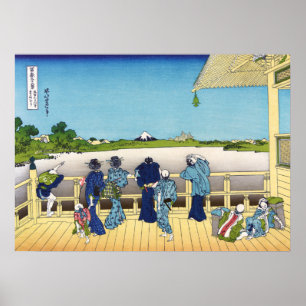 Affiche Salle Sazai du Temple des Cinq Cent Arhat