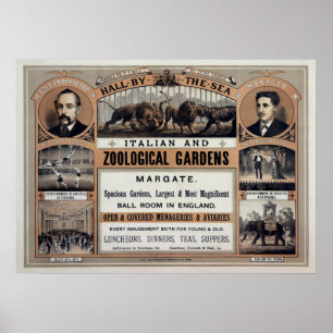 Affiche Salle Vintage par la publicité maritime