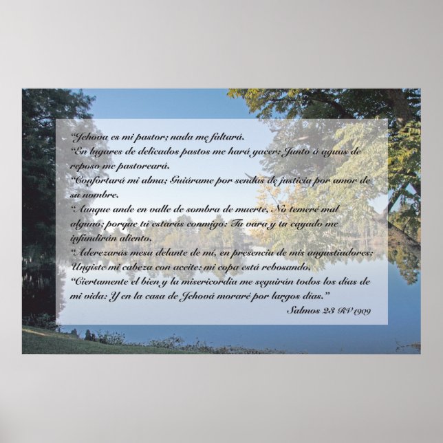 Affiche Salmos 23 (Cartel) (Devant)