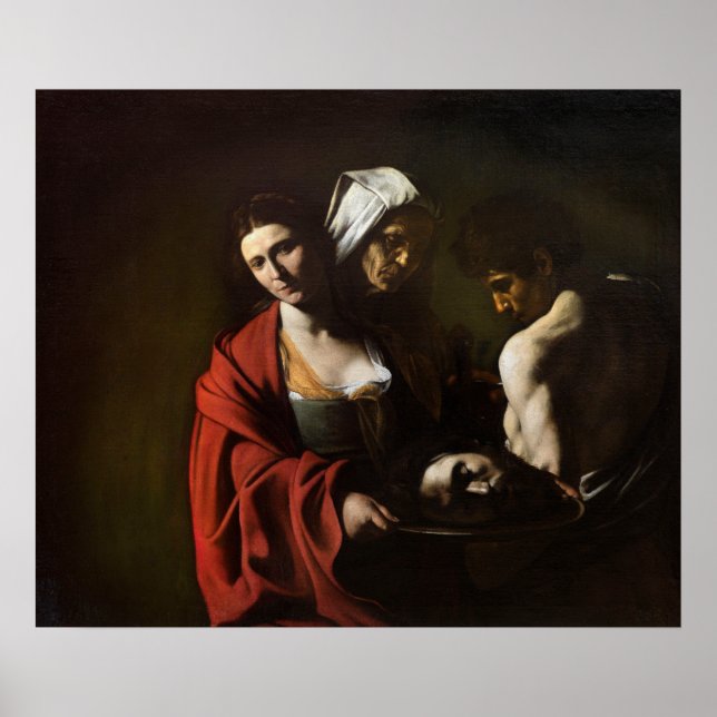 Affiche Salome avec le chef de Jean le Baptiste (Devant)