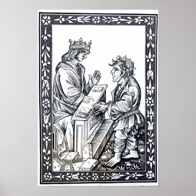 Affiche Salomon et Marcoul, illustration de (Devant)