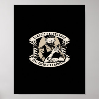 Affiche salon de barbier classique séjour frais séjour bea