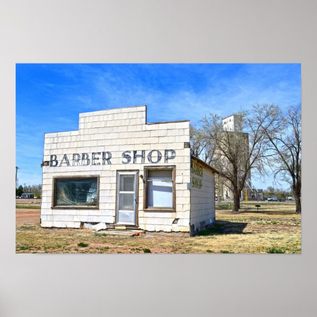 Affiche Salon de coiffure de l'Oklahoma Panhandle (Devant)