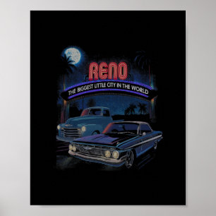 Affiche Salon de la croisière automobile de Reno Nevada Ca