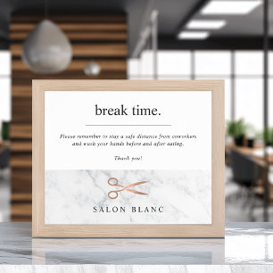 Affiche Salon des cheveux Salle de petit-déjeuner/Cuisine