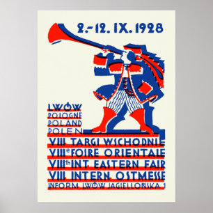 Affiche Salon international du Lwow-Eastern 1928