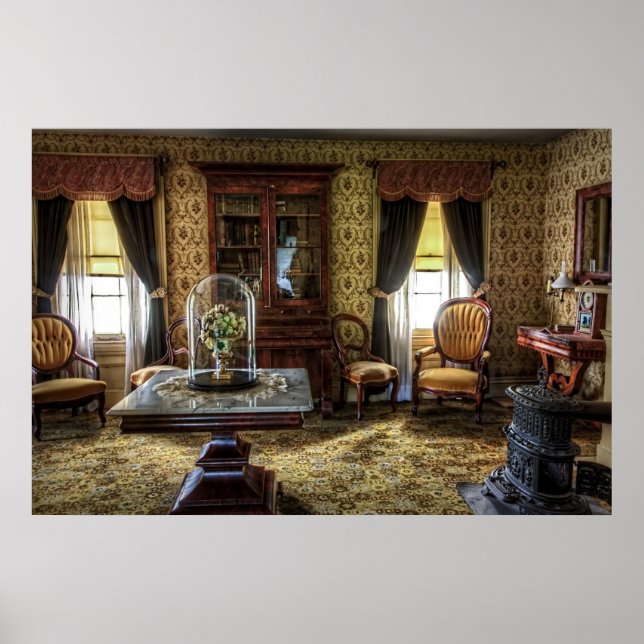 Affiche Salon Meublé Victorien (Devant)