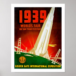 Affiche Salon mondial de San Francisco 1939