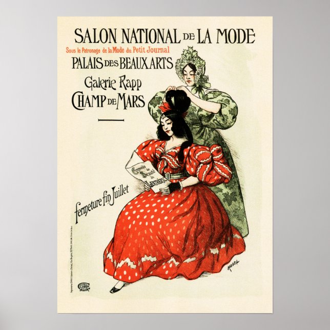 Affiche Salon National De La Mode Vieux Salon de Mode (Devant)
