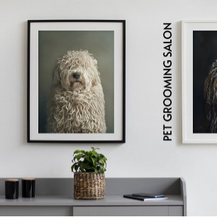 Affiche Salon pour animaux de compagnie Boutique Komondor 
