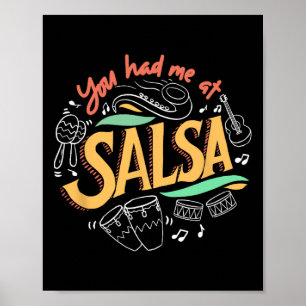 Affiche Salsa Dance Amour Salsa Dance Danser Danser Danser