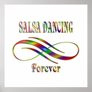 Affiche Salsa Dancing Forever
