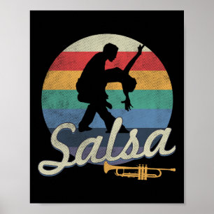 Affiche Salsa Dancing Latin Salsero
