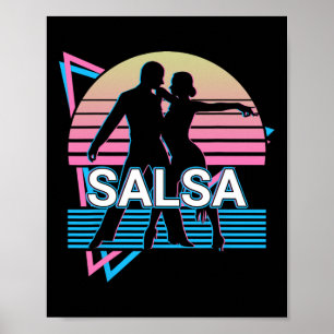 Affiche Salsa Dancing Salsa