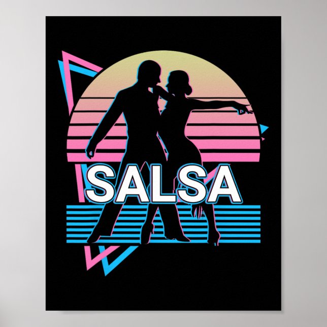 Affiche Salsa Dancing Salsa (Devant)