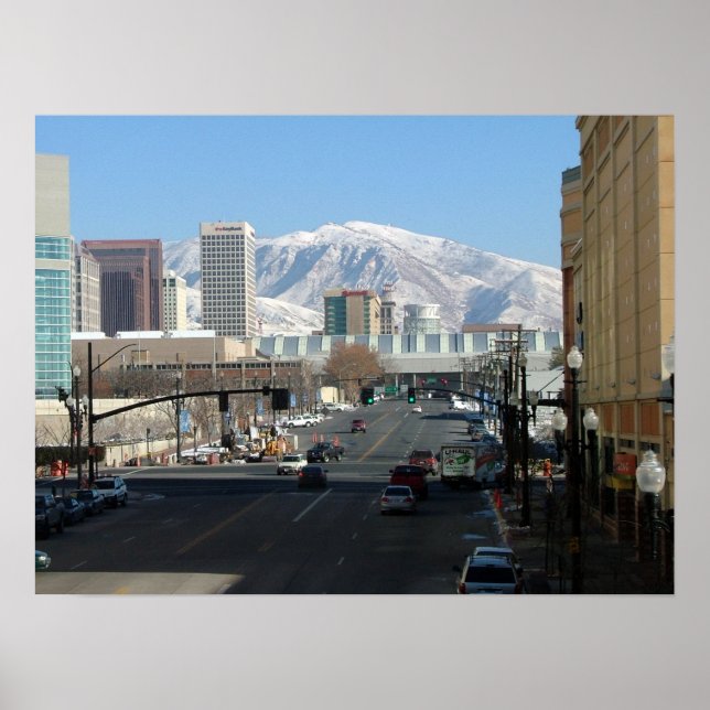 Affiche Salt Lake City et Wasatch Front (Devant)