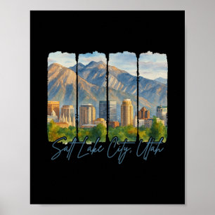Affiche Salt Lake City Utah Voyage Voyage Rencontre Moi À
