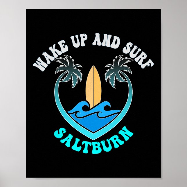 Affiche Saltburn, réveillez-vous et surfez  (Devant)