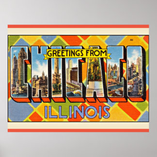 Affiche Salut de l'Illinois