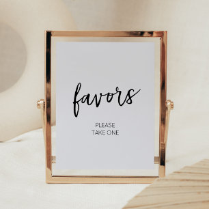 Affiche Salut minimaliste bébé Faveurs modernes