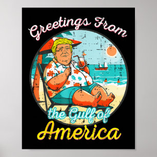 Affiche Salutation Chill Du Golfe Des Etats-Unis _1