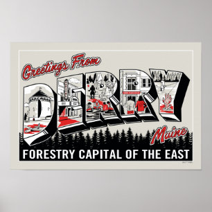 Affiche Salutation De Derry Maine