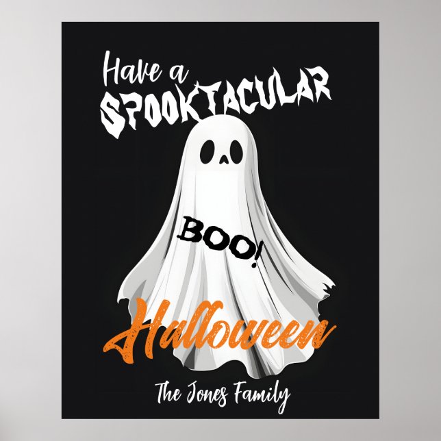 Affiche Salutation Ghomajorité Spooktaculaire (Devant)