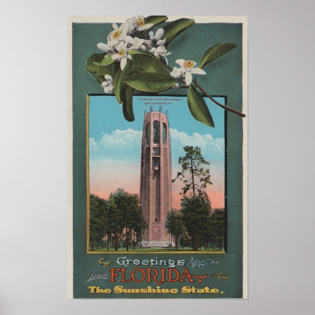 Affiche Salutations de Floride & Photo du chant (Devant)