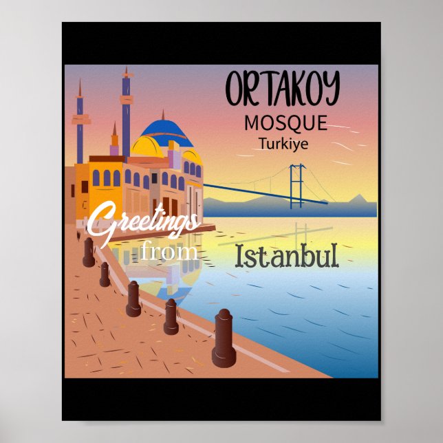 Affiche Salutations de l'affiche Istanbul Turkey (Devant)