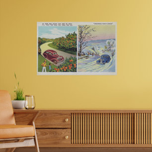 Affiche Salutations Drôle De L'Affiche Florida