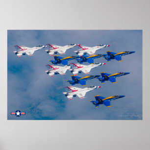 AFFICHE SALUTE DES ÉQUIPES DÉMOCRATIQUES AMÉRICAINES !