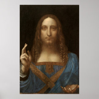 Affiche Salvator Mundi by Leonardo da Vinci
